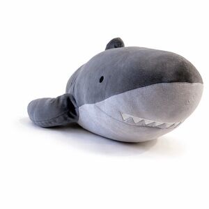 Pillowfort Weighted Shark Plush Pillow Gray 20”